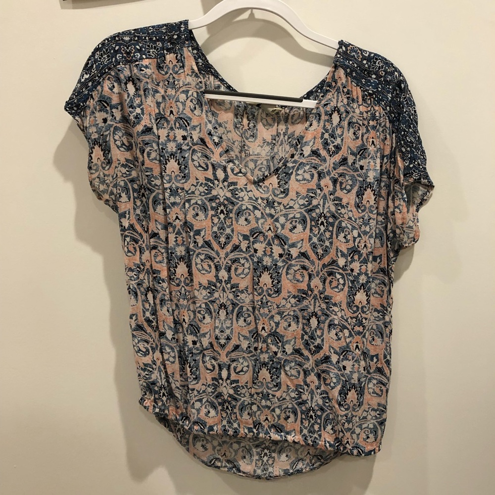 Lucky Brand business casual short sleeved top